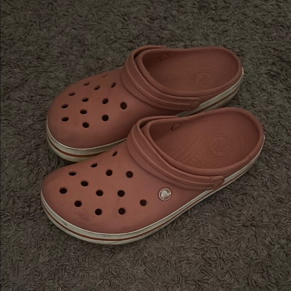 Crocs in Pink and White